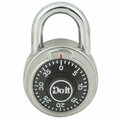 All-Source 2 In. Stainless Steel Black Combination Lock Padlock 1850DDIB
